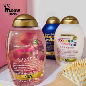 شامپو فری سولفات محافظ و تثبیت رنگ مو روغن ارکیده orchid oil او جی ایکس
