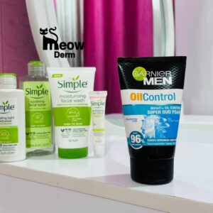 فوم شستشوی مردانه روشن کننده و ضدجوش گارنیر سری OIL CONTROL مدل SUPER DUO