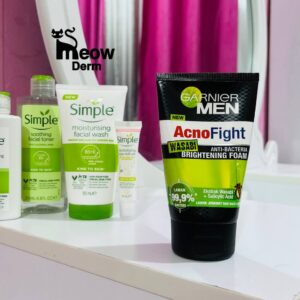 فوم شستشو صورت ضدچوش مردانه گارنیر Garnier مدل Acno Fight Anti Acne 12