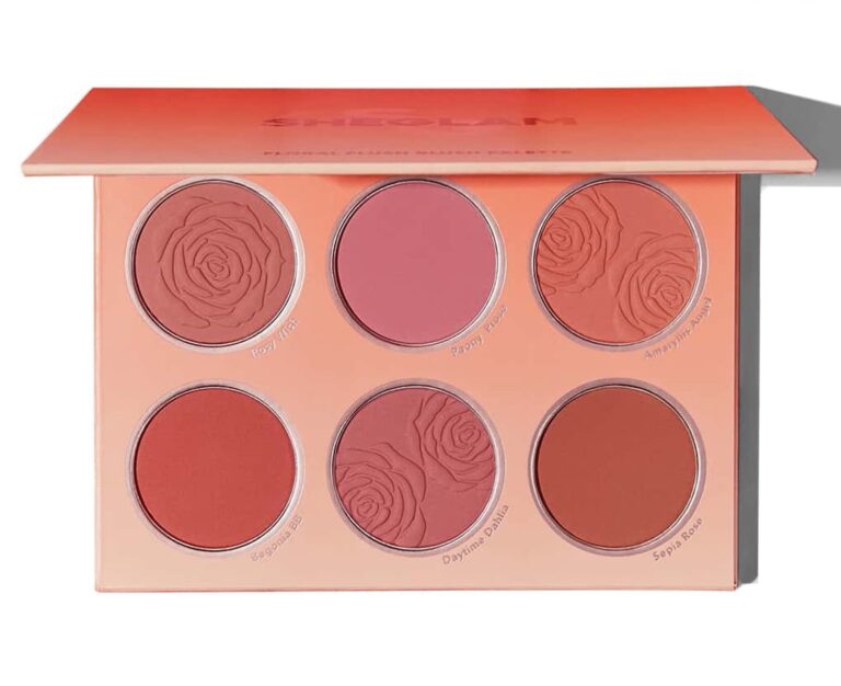 پالت رژگونه شش رنگ شیگلم SHEGLAM مدل Floral Flush