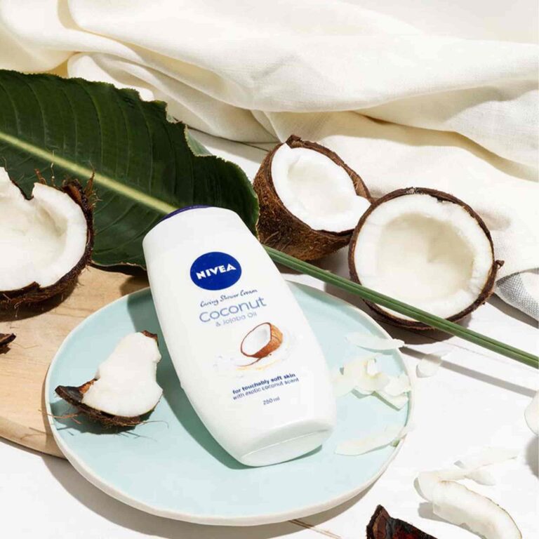 شامپو بدن نارگیل و جوجوبا نیوا مدل coconut & jojoba oil