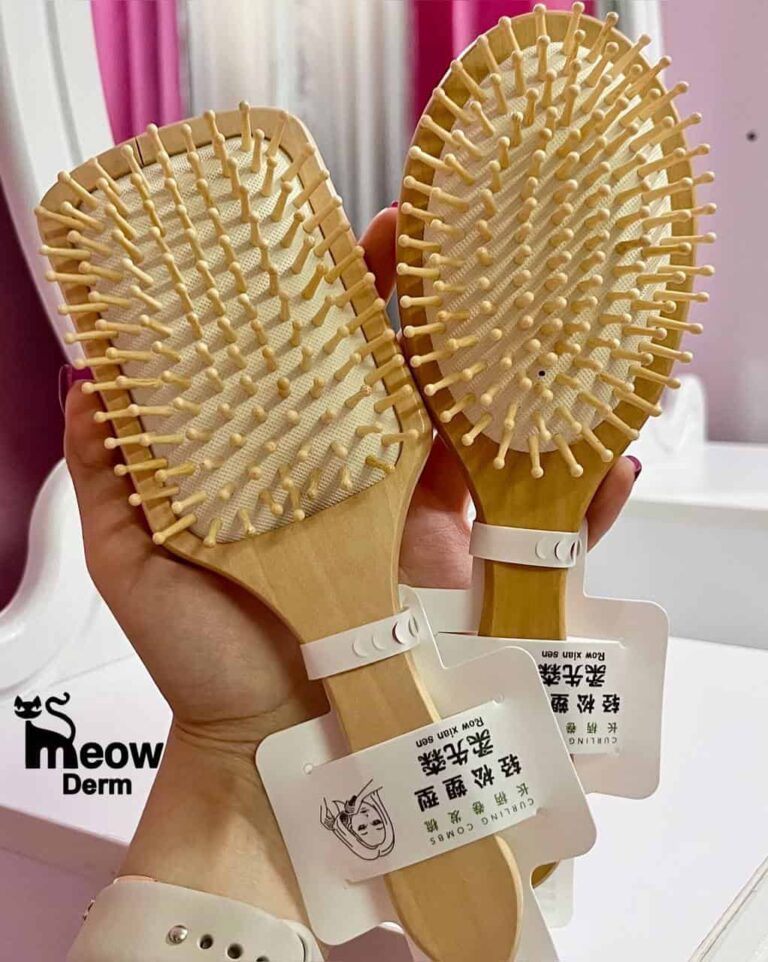برس مو چوبی بامبو