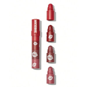 رژلب 4 در 1 شیگلم SHEGLAM مدل MEGA STACKS رنگ Pink-Petal Stack