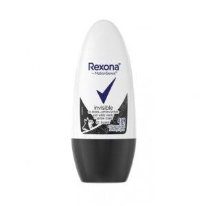 مام رولی زنانه رکسونا Rexona مدل Invisible Black White Clothes حجم 50 میل